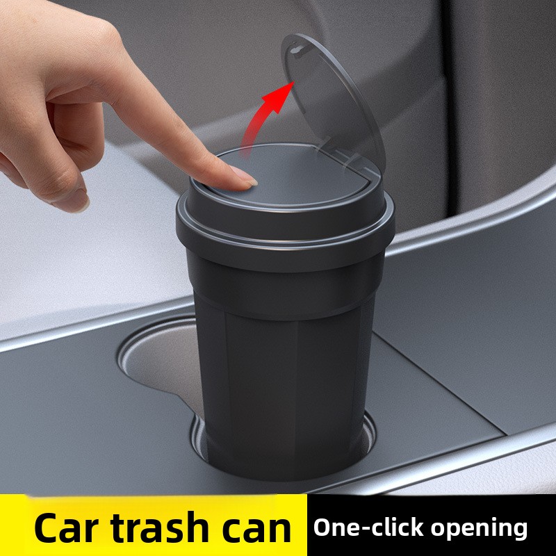 Car Trash Can Waterproof Cup H - огляд і ціна Waterproof Car Trash Can With Lid