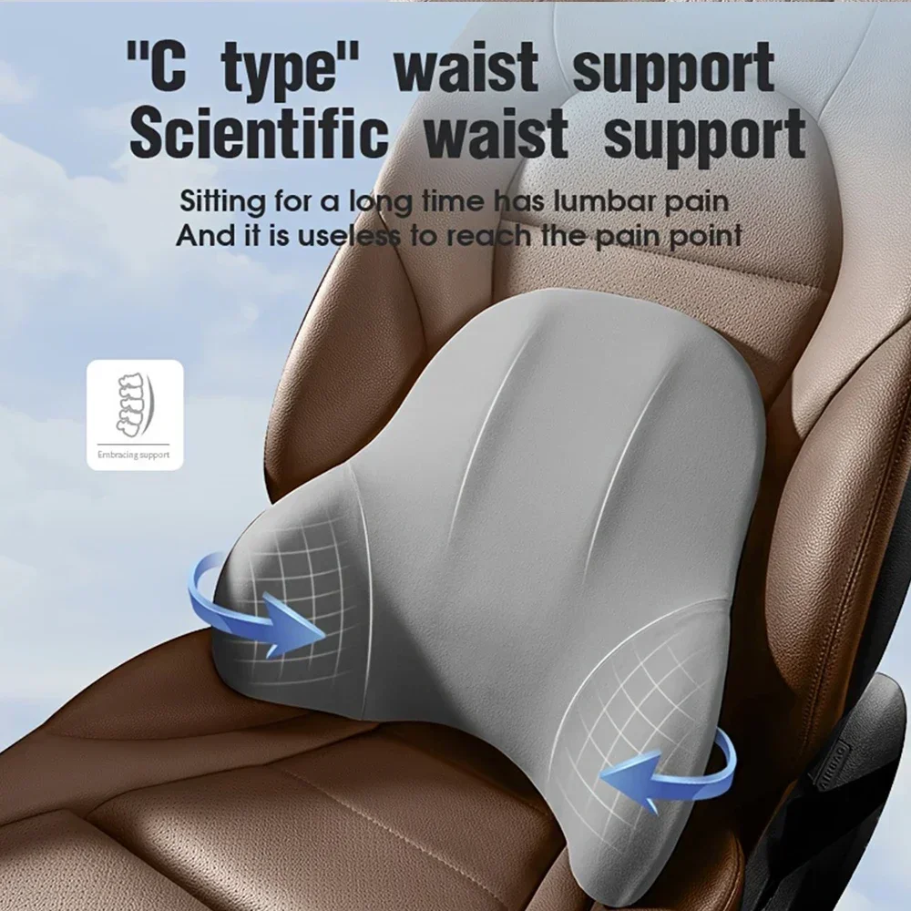 New Memory Foam Car Neck Pillo - огляд і ціна Memory Foam Car Neck Pillow Lumbar Support