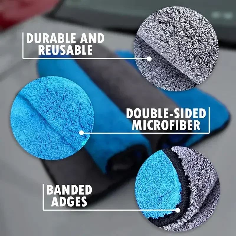 Microfiber Cleaning Towel Extr - огляд і ціна Microfiber Car Drying Towel Super Absorbent