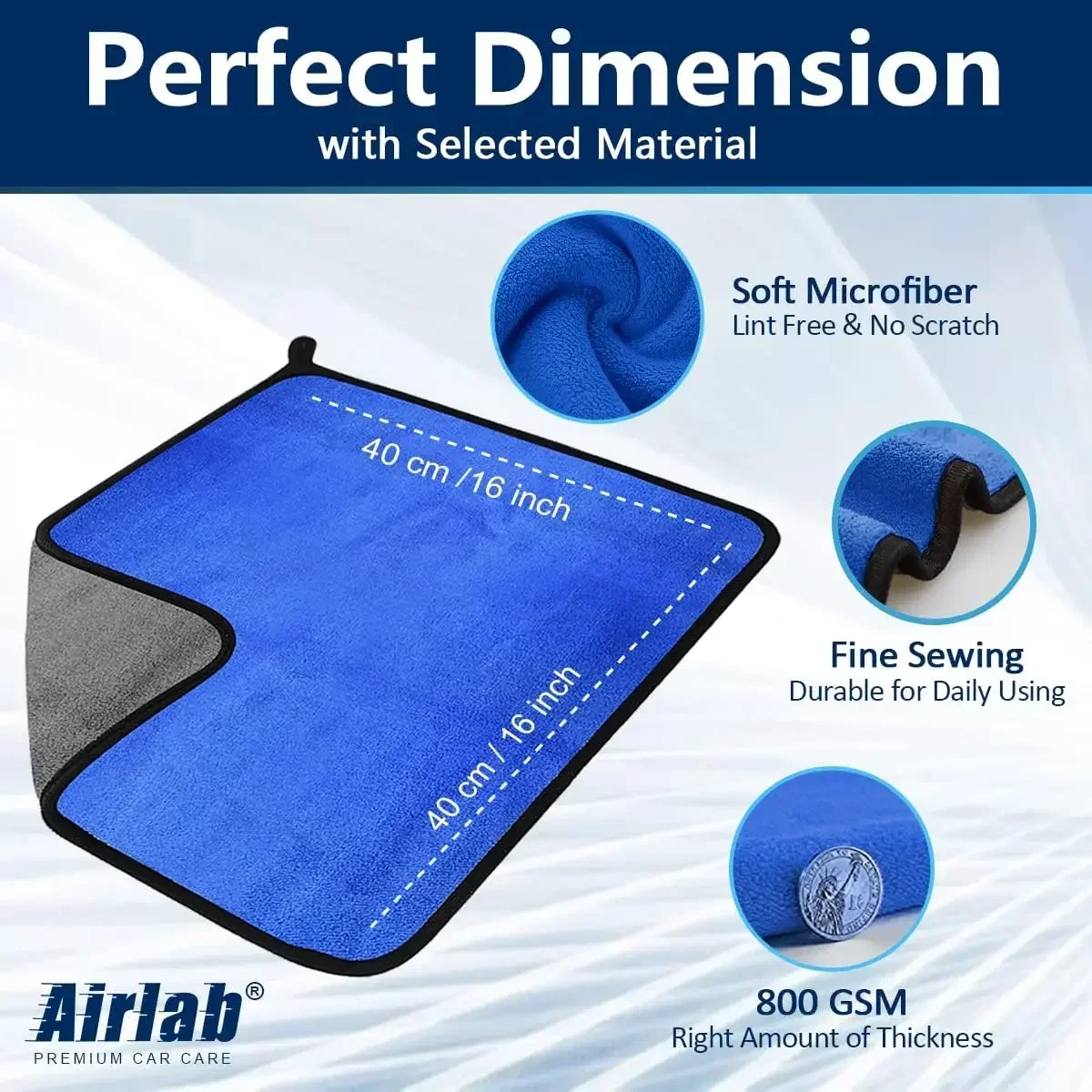 Microfiber Cleaning Towel Extr - огляд і ціна Microfiber Car Drying Towel Super Absorbent