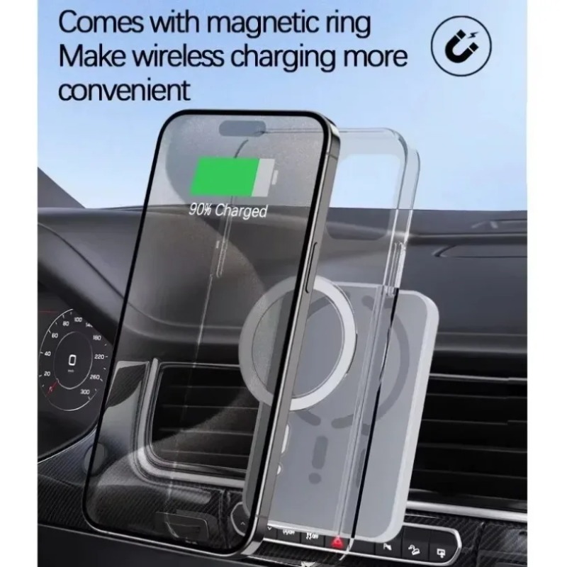 30W Magnetic Car Wireless Char - огляд і ціна Wireless Car Charger Mount Fast Charging