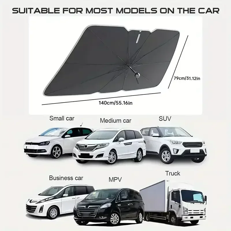 Car Foldable Front Windshield  - огляд і ціна Car Sunshade Windshield Umbrella Foldable