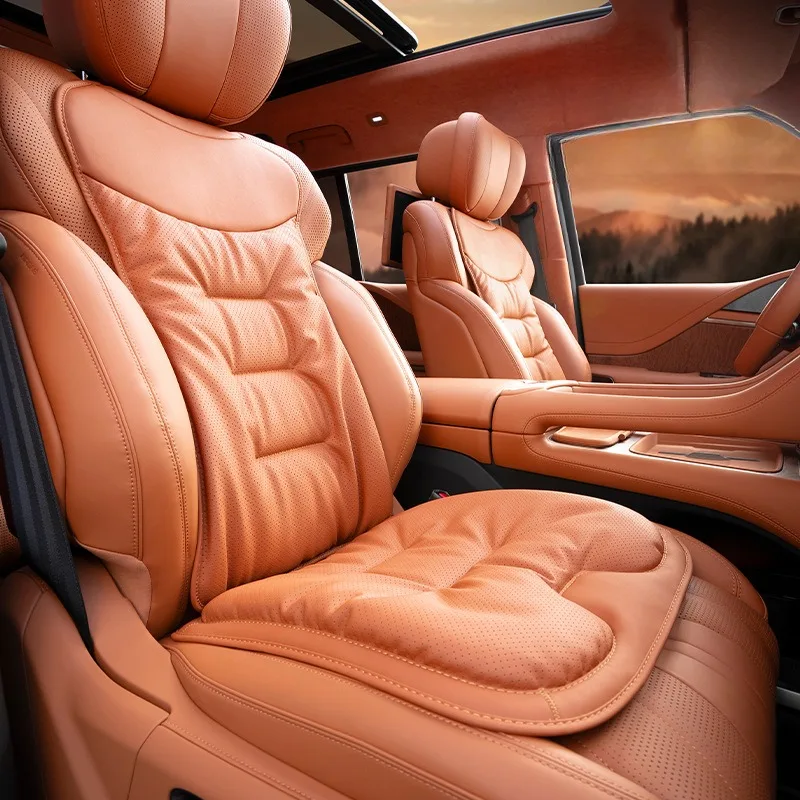 Universal Nappa Leather Soft C - огляд і ціна Leather Car Seat Covers Full Set Universal