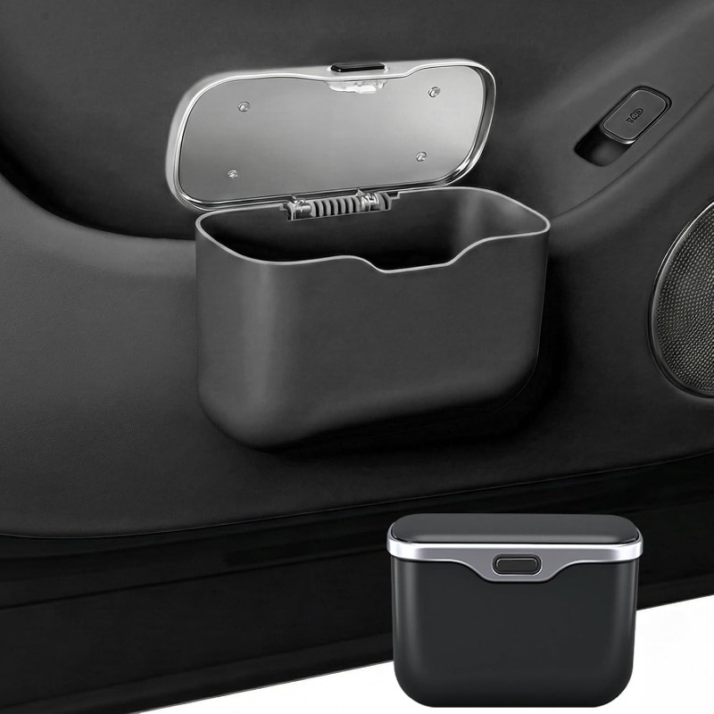 Car Trash Can with Lid  Leakpr - огляд і ціна Waterproof Car Trash Can With Lid