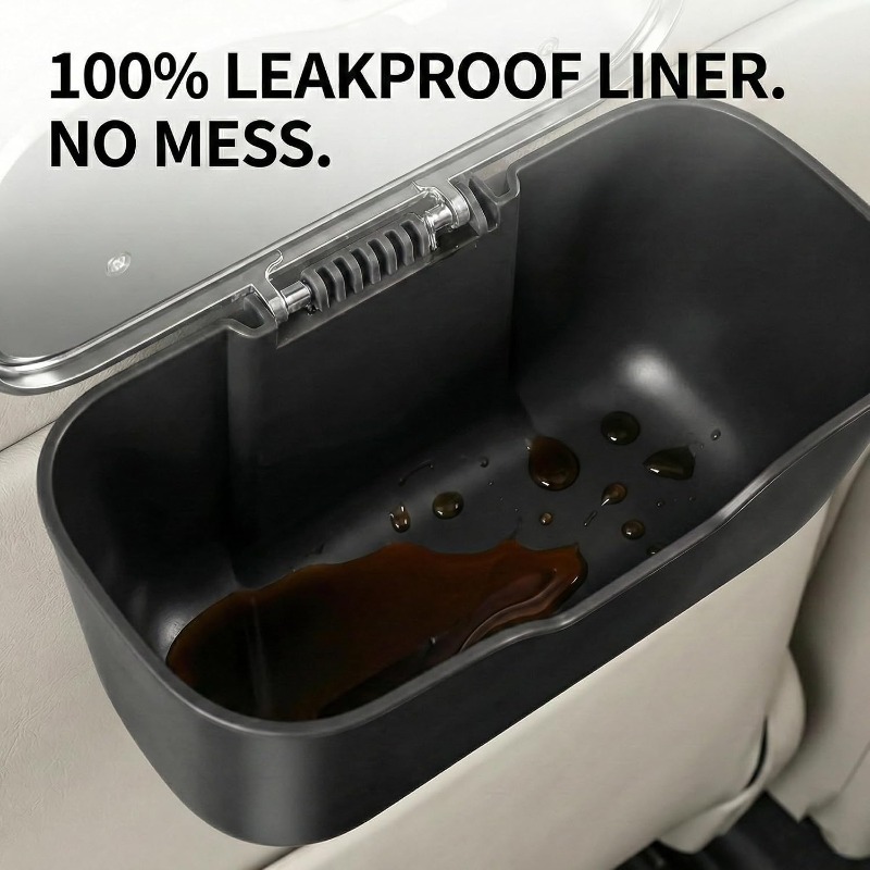 Car Trash Can with Lid  Leakpr - огляд і ціна Waterproof Car Trash Can With Lid