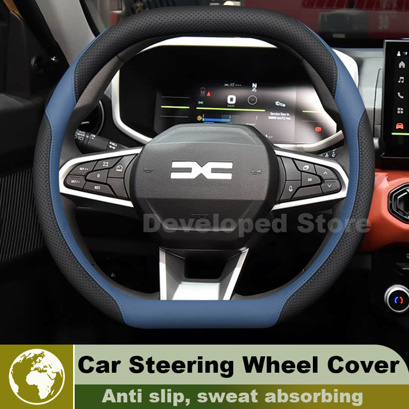 Leather Car Steering Wheel Cov - огляд і ціна Car Steering Wheel Cover Anti Slip Breathable