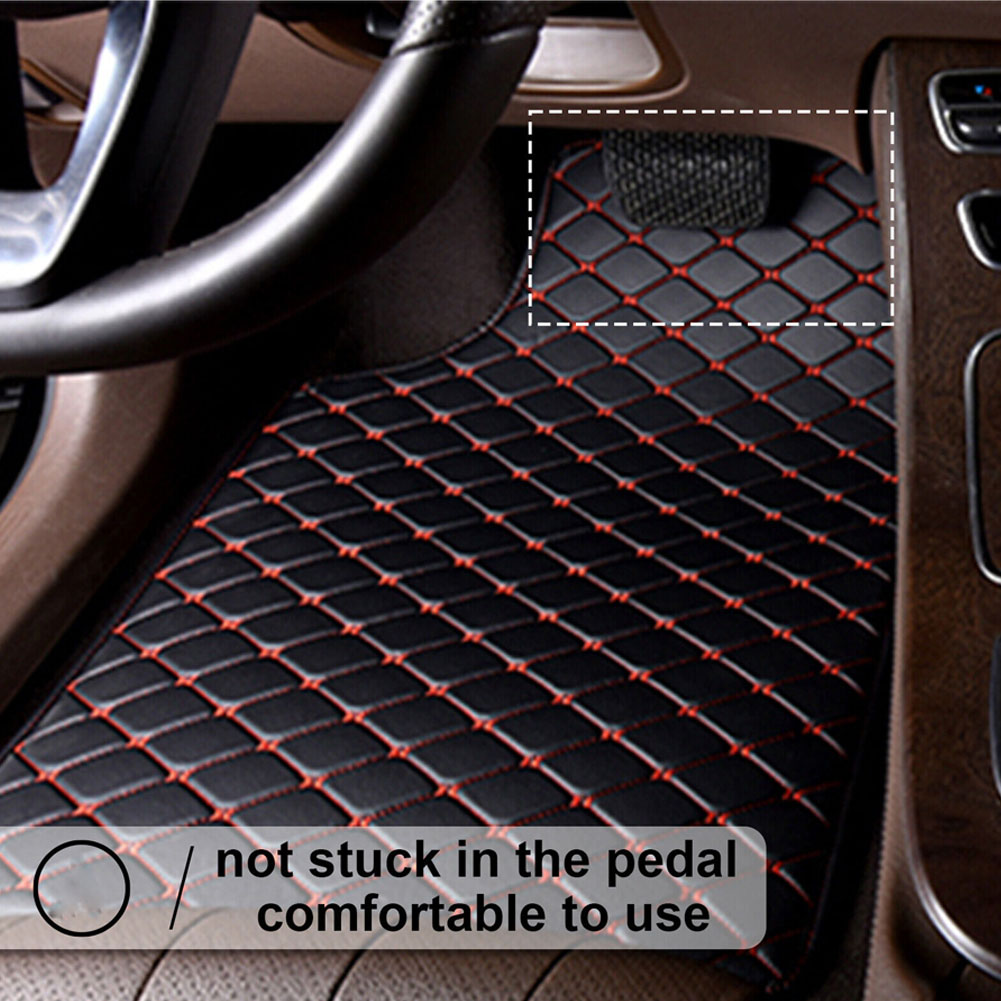 5PCS/Set Leather Car Floor Mat - огляд і ціна Car Floor Mats Universal Waterproof Leather