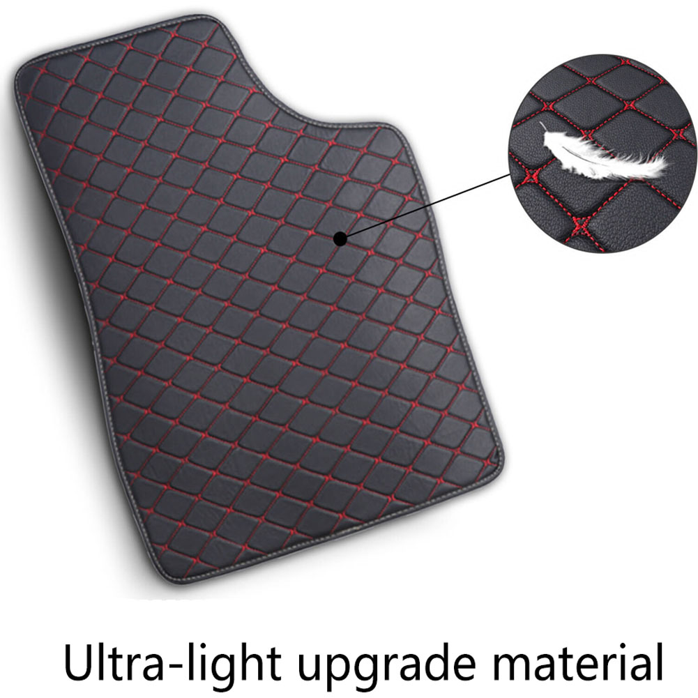 5PCS/Set Leather Car Floor Mat - огляд і ціна Car Floor Mats Universal Waterproof Leather