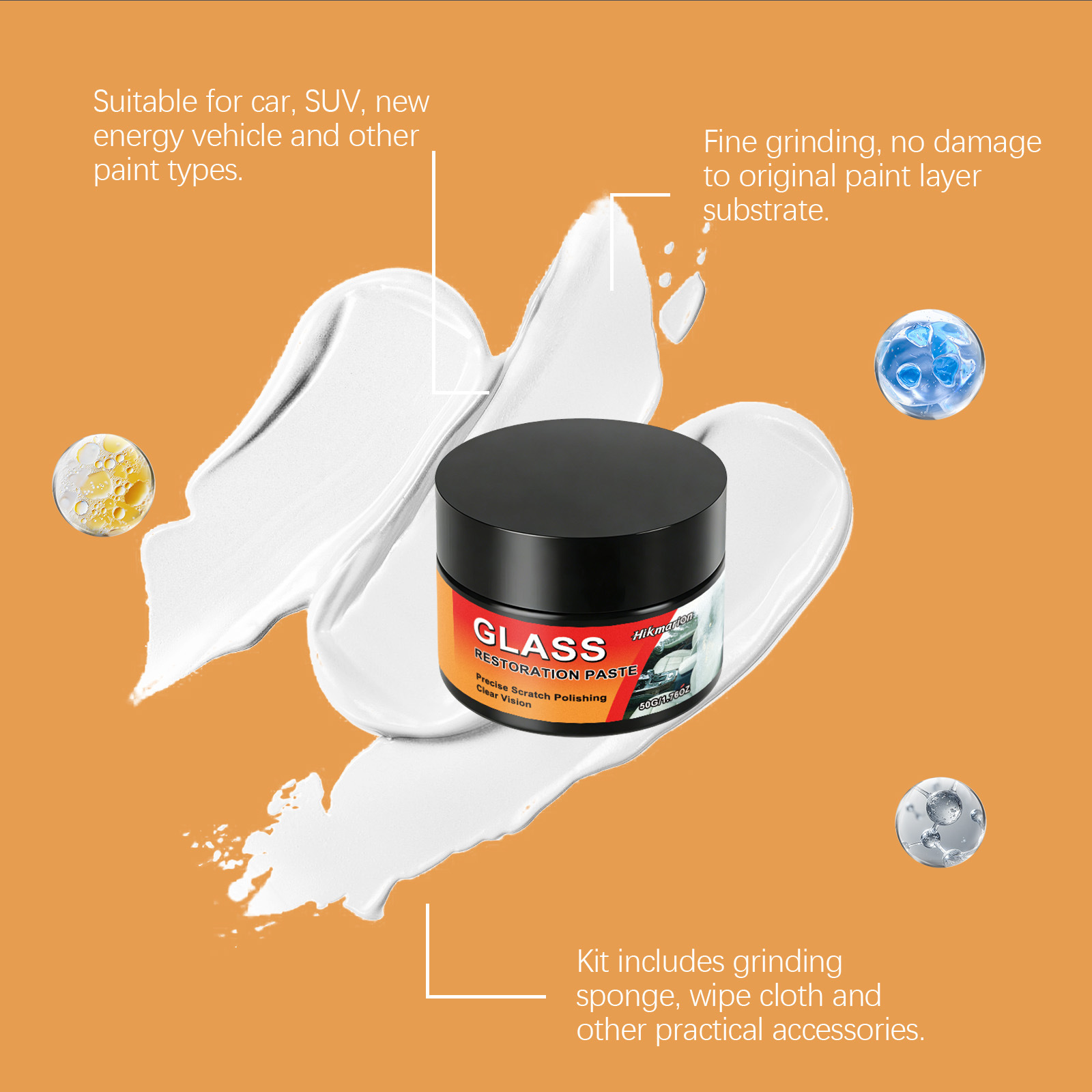 Car Glass Polishing Wax Scratc - огляд і ціна Car Scratch Repair Polishing Wax Paste