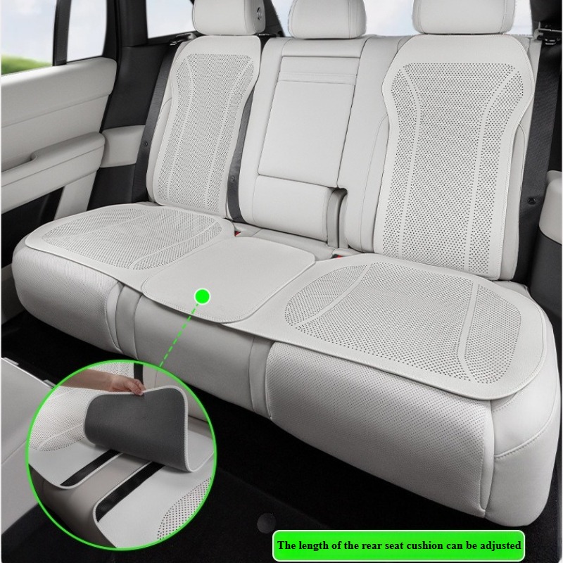 Breathable Nappa Leather Car S - огляд і ціна Leather Car Seat Covers Full Set Universal