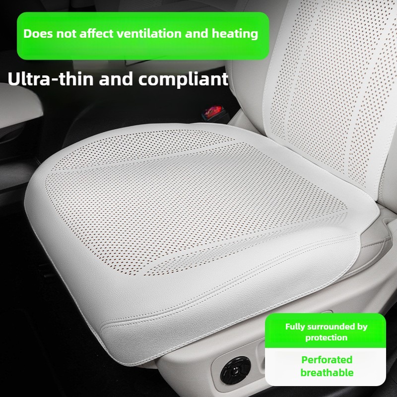 Breathable Nappa Leather Car S - огляд і ціна Leather Car Seat Covers Full Set Universal