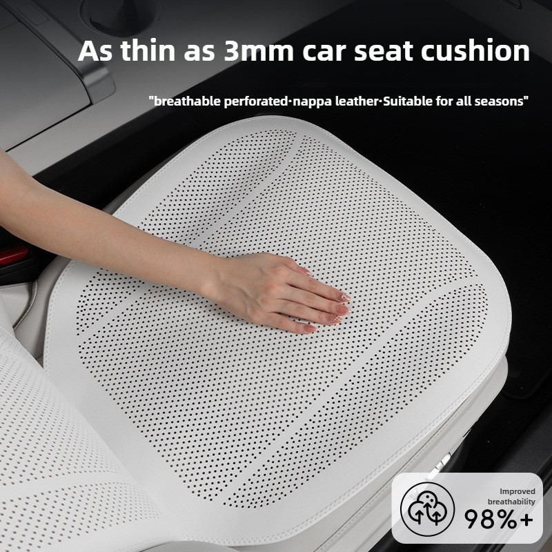 Breathable Nappa Leather Car S - огляд і ціна Leather Car Seat Covers Full Set Universal