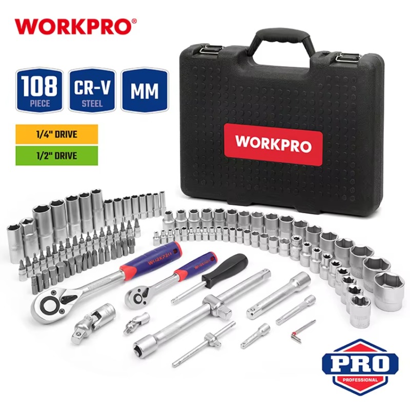 108pcs Professional Mechanics  - огляд і ціна Auto Repair Tools