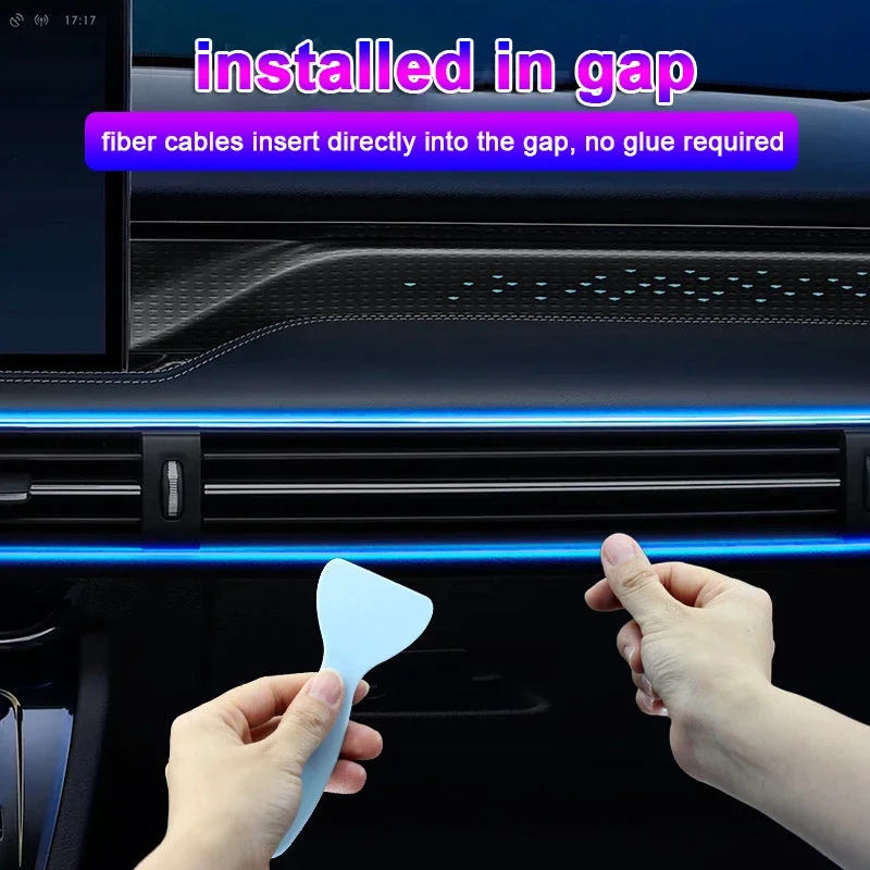 Car Interior Atmosphere Light  - огляд і ціна Led Ambient Interior Car Lights App Control