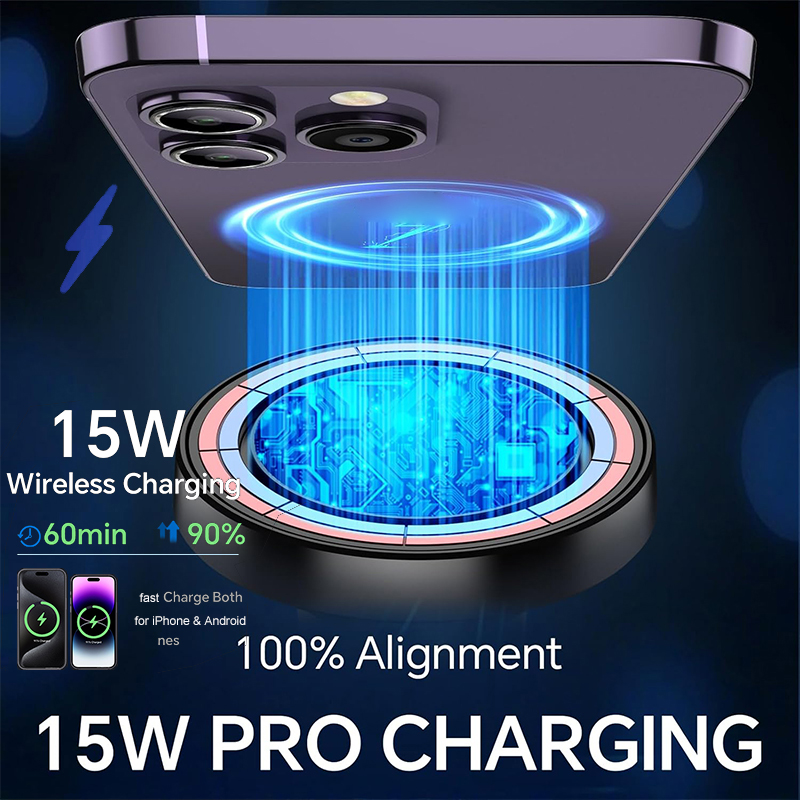 UYUXIO 15W Fast Charging Winds - огляд і ціна Wireless Car Charger Mount Fast Charging