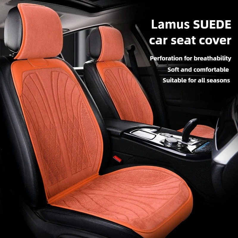 Luxury Suede Leather Car Seat  - огляд і ціна Leather Car Seat Covers Full Set Universal