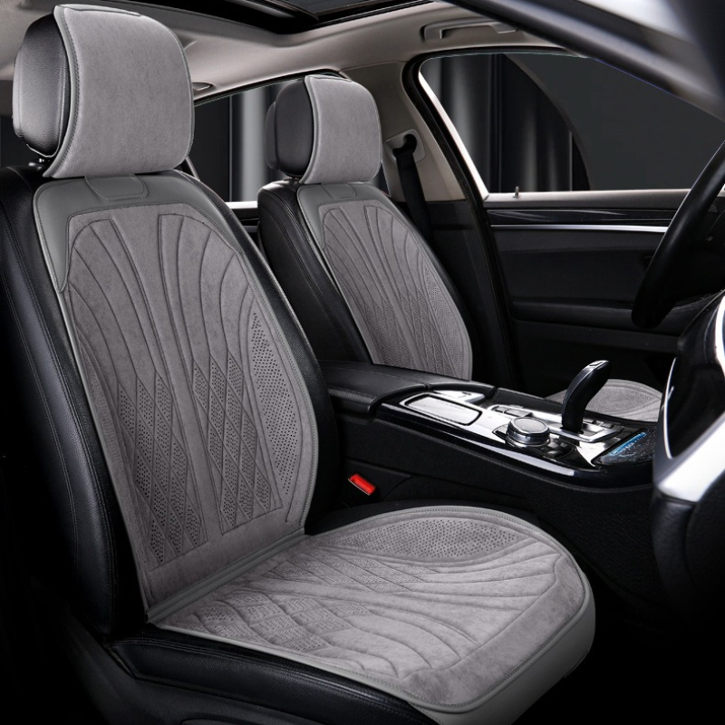 Luxury Suede Leather Car Seat  - огляд і ціна Leather Car Seat Covers Full Set Universal