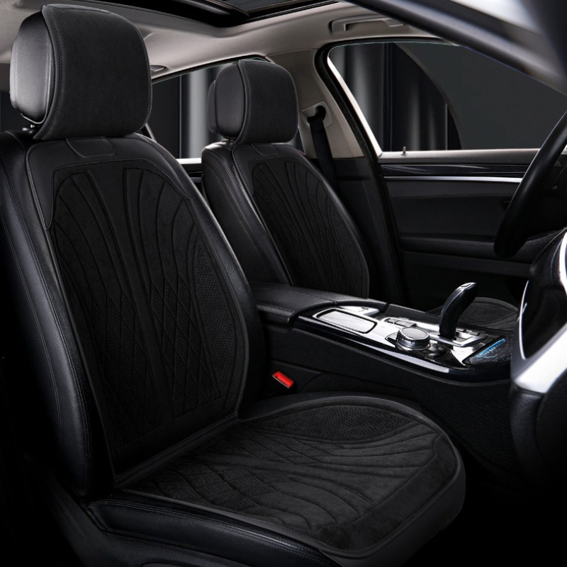 Luxury Suede Leather Car Seat  - огляд і ціна Leather Car Seat Covers Full Set Universal