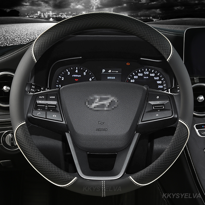 Microfiber Leather Car Steerin - огляд і ціна Car Steering Wheel Cover Anti Slip Breathable