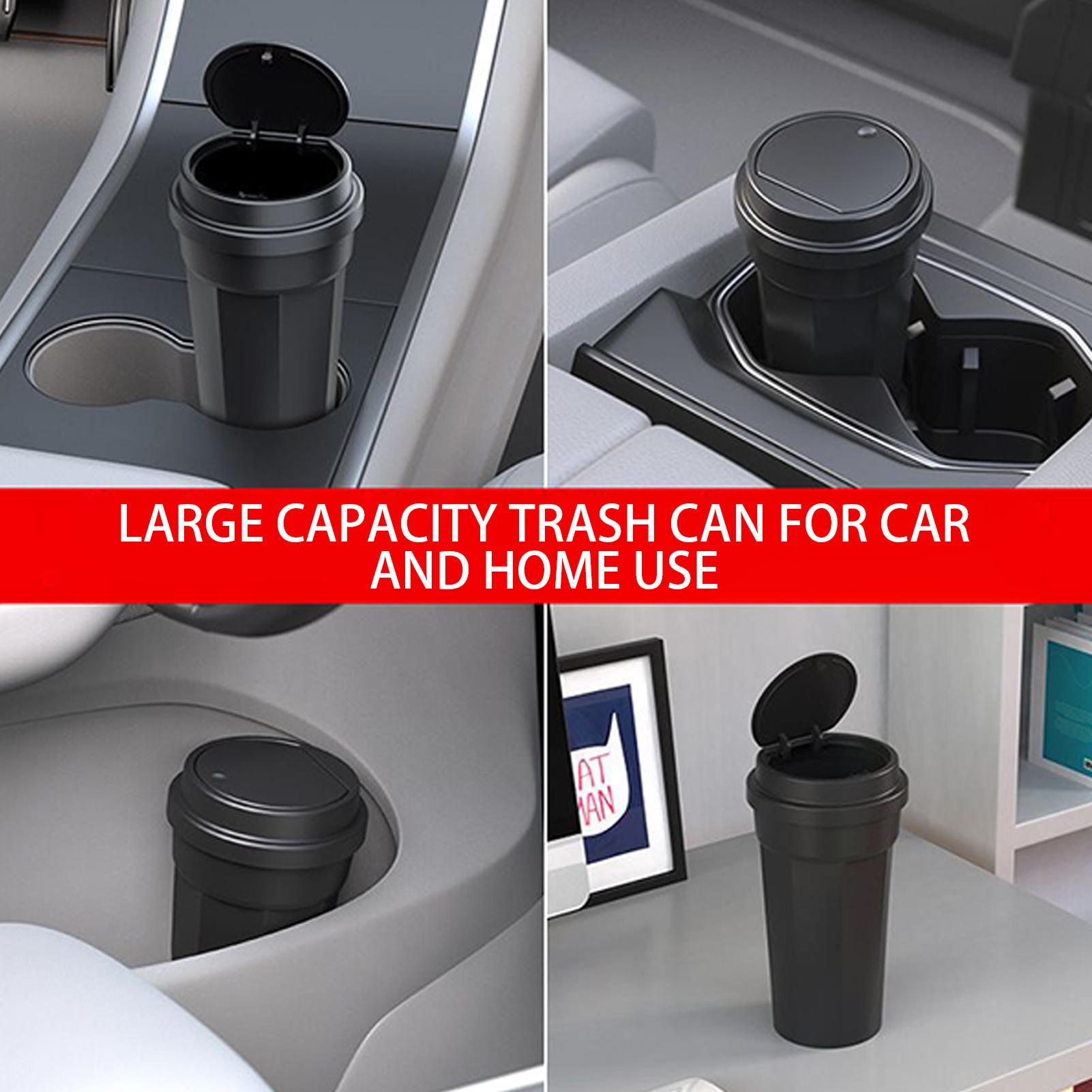 Car Garbage Can Cup Holder Mul - огляд і ціна Waterproof Car Trash Can With Lid