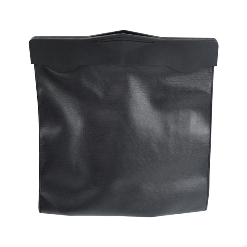 Car PU Leather Trash Bag Hangi - огляд і ціна Waterproof Car Trash Can With Lid