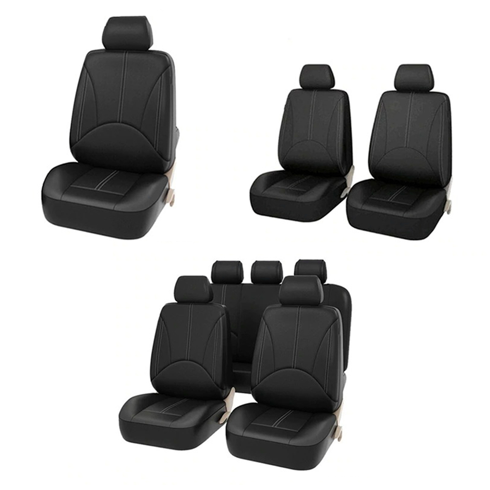 Four Seasons PU Leather Car Se - огляд і ціна Leather Car Seat Covers Full Set Universal