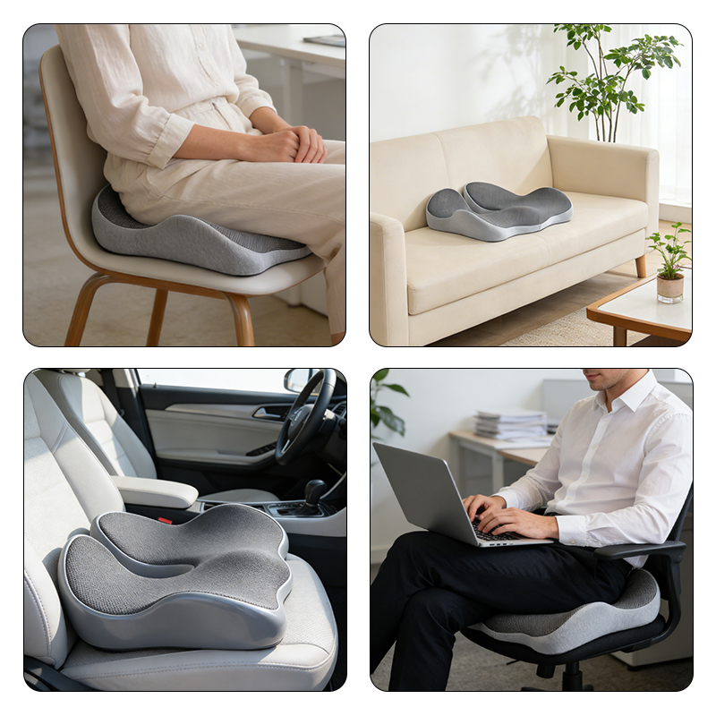 Portable Slow Rebound Memory F - огляд і ціна Memory Foam Car Neck Pillow Lumbar Support