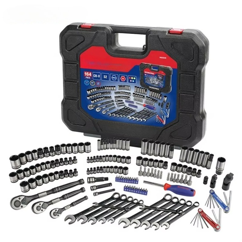 164 PC Mechanic Tool Box Set 1 - огляд і ціна Auto Repair Tools