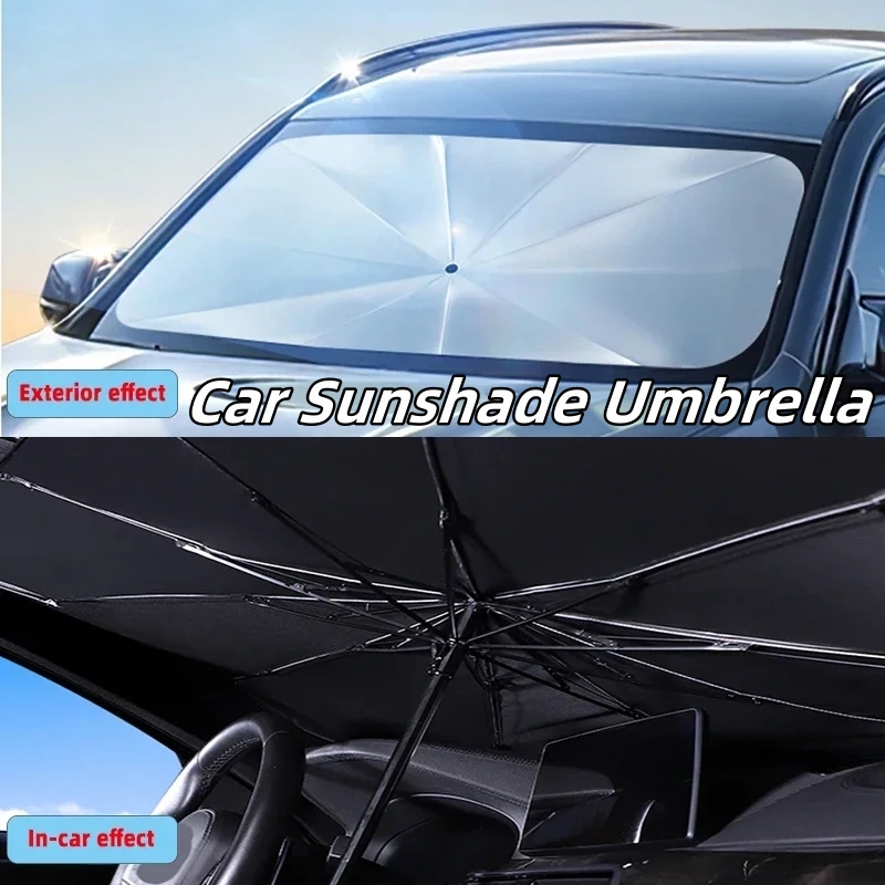 Car Sunshade Windshield Umbrel - огляд і ціна Car Sunshade Windshield Umbrella Foldable