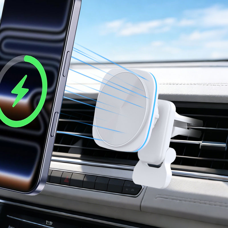 15W Magnetic Car Wireless Char - огляд і ціна Magnetic Phone Holder For Car Vent