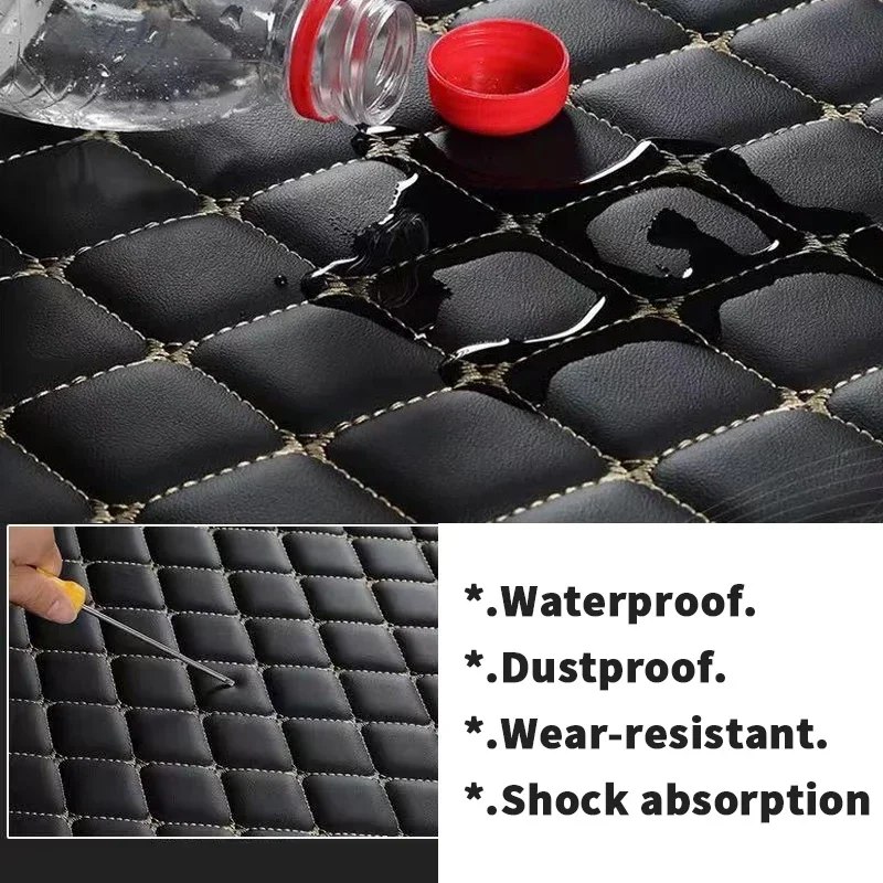 Leather Car Floor Mats For Jee - огляд і ціна Car Floor Mats Universal Waterproof Leather