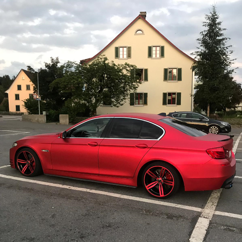 Red Forged Carbon Matte Glossy - огляд і ціна Anti Glare Car Rearview Mirror Film