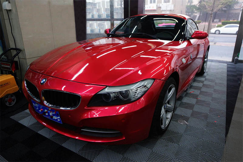 Red Forged Carbon Matte Glossy - огляд і ціна Anti Glare Car Rearview Mirror Film