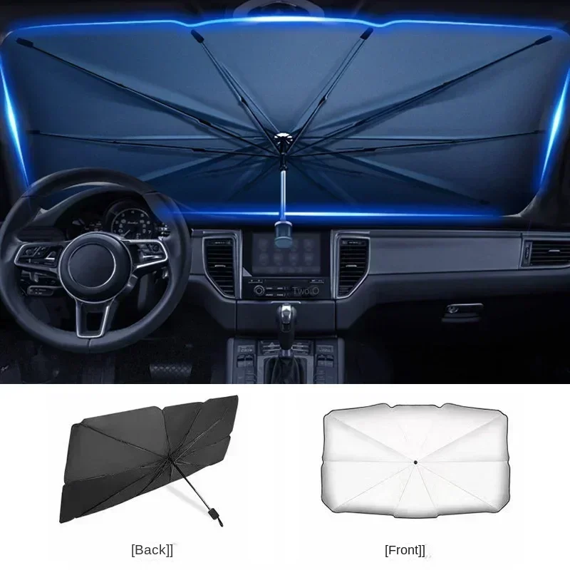 Foldable Car Windshield Sunsha - огляд і ціна Car Sunshade Windshield Umbrella Foldable