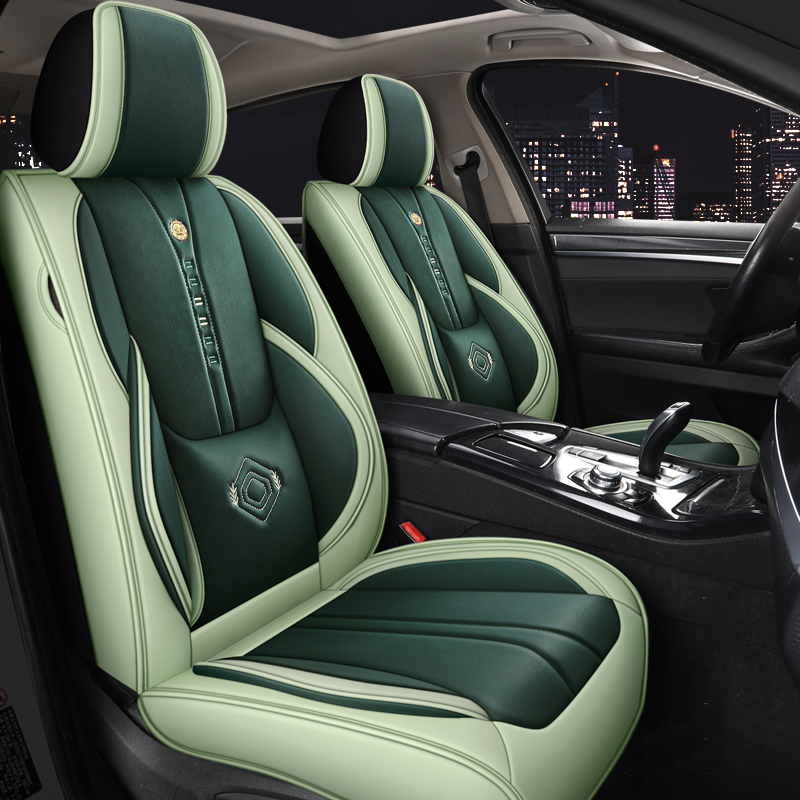 Leather Full Set Car Seat Cove - огляд і ціна Leather Car Seat Covers Full Set Universal