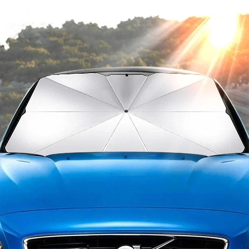 Portable Car Sun Shade Umbrell - огляд і ціна Car Sunshade Windshield Umbrella Foldable
