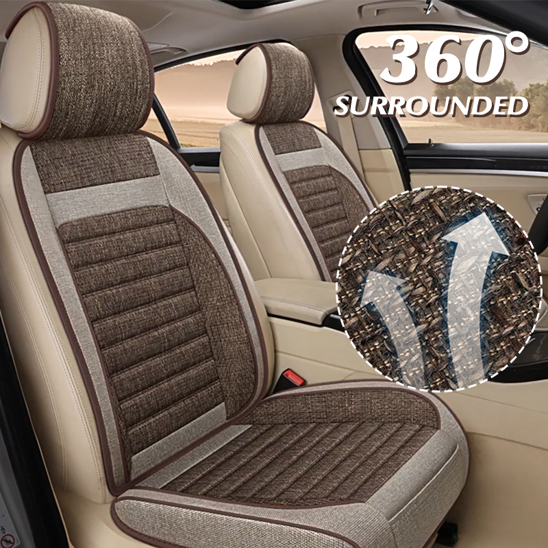 Universal Linen Full Set Car S - огляд і ціна Leather Car Seat Covers Full Set Universal