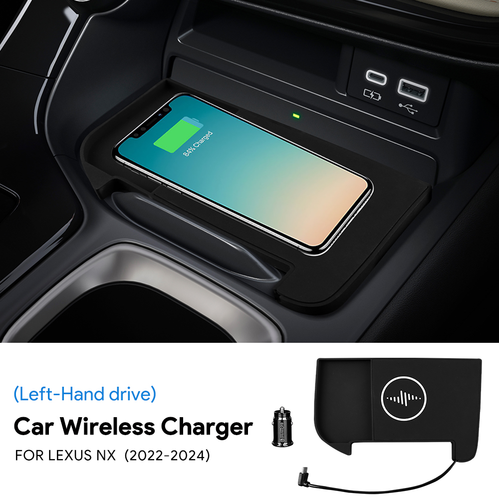 For Lexus NX 2022 2023 2024 20 - огляд і ціна Wireless Car Charger Mount Fast Charging
