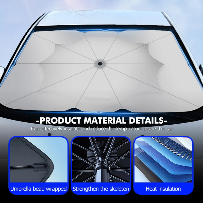 Car Sunshade Foldable Windshie - огляд і ціна Car Sunshade Windshield Umbrella Foldable