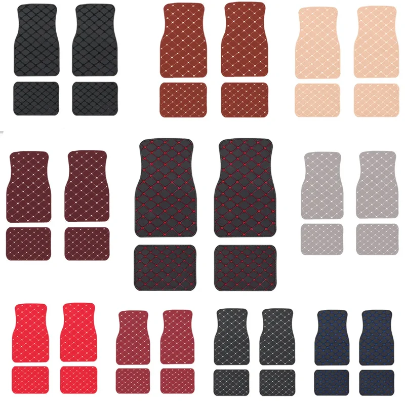 Car Floor Mats 4PCS Universal  - огляд і ціна Car Floor Mats Universal Waterproof Leather
