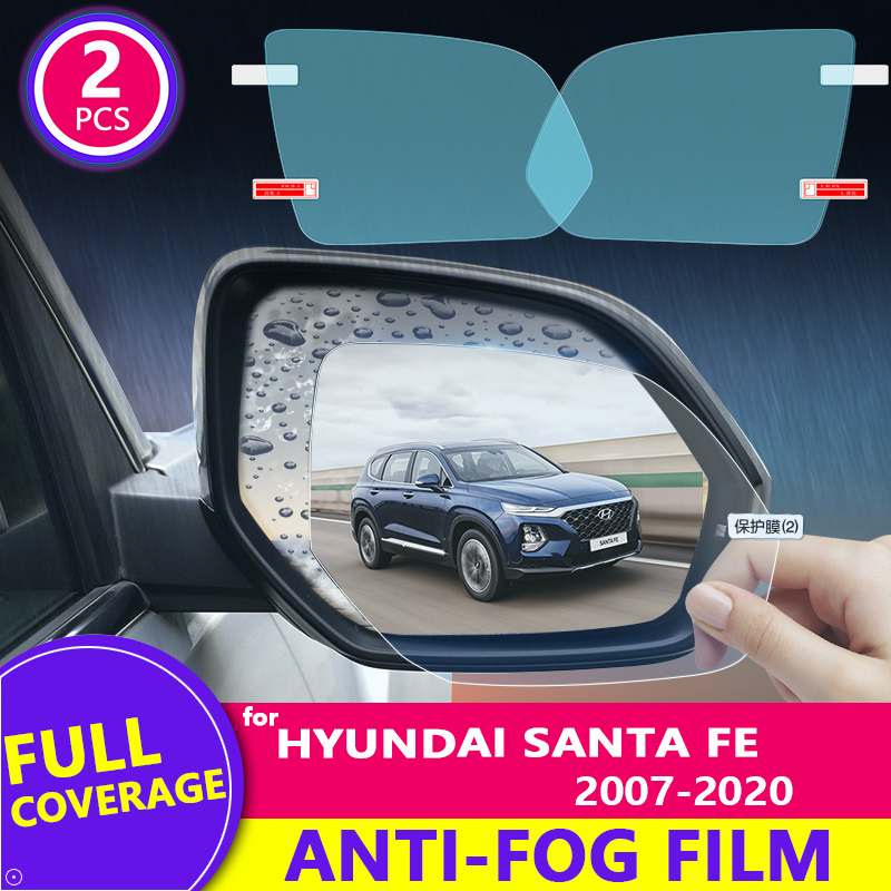 for Hyundai Santa Fe 2007-2020 - огляд і ціна Anti Glare Car Rearview Mirror Film