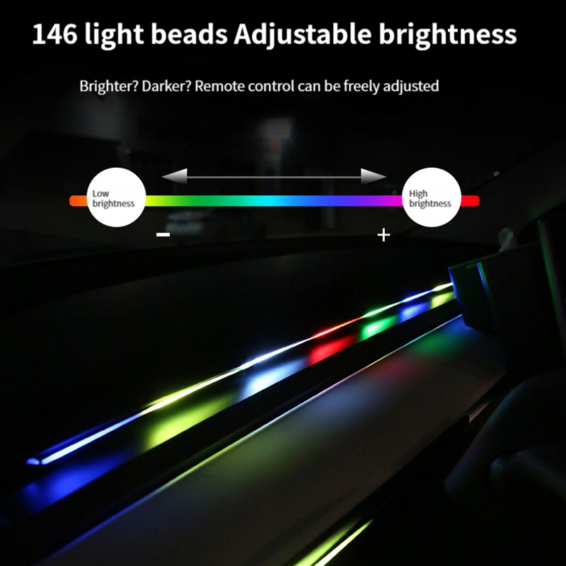 Car LED Ambient Light 64 Color - огляд і ціна Led Ambient Interior Car Lights App Control