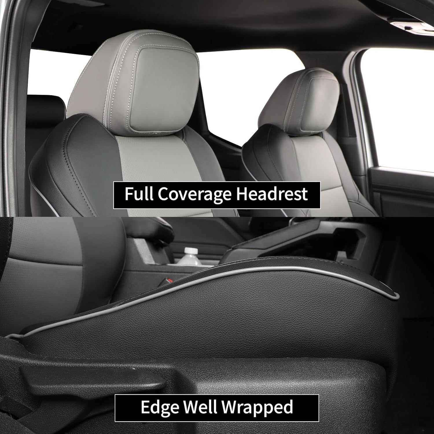 EKR Tacoma Car Seat Covers Cus - огляд і ціна Leather Car Seat Covers Full Set Universal